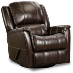 Unit 188 Swivel Glider Recliner Leather