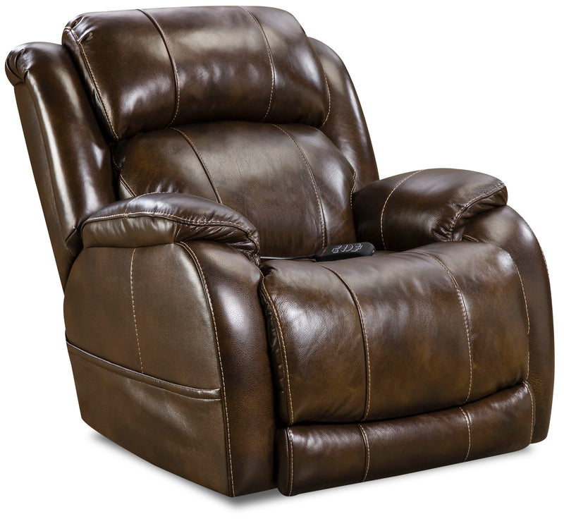 Unit 170 Rocker Recliner Power Leather Space Saver