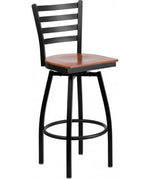Hercules Ladder Back Swivel Bar Stool