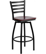 Hercules Ladder Back Swivel Bar Stool