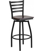 Hercules Ladder Back Swivel Bar Stool