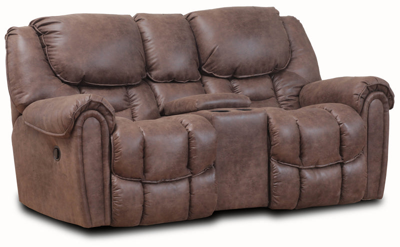 Xtinguisher Double Reclining Rocking Loveseat