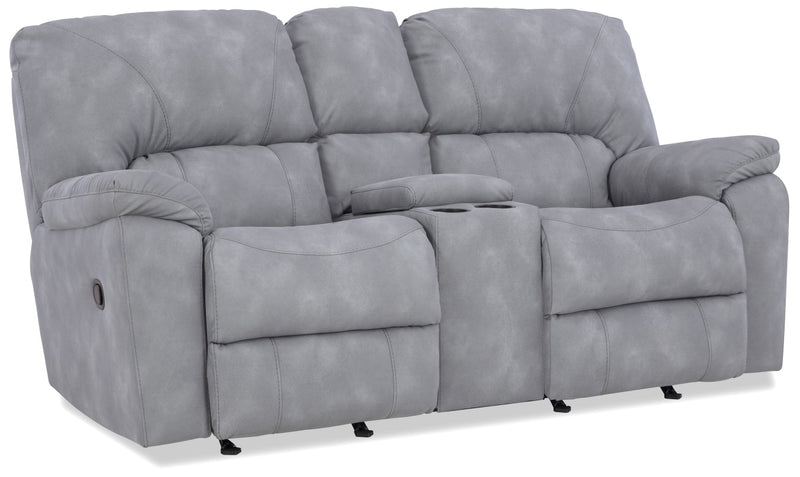 Unit 204 Double Reclining Rocking Loveseat