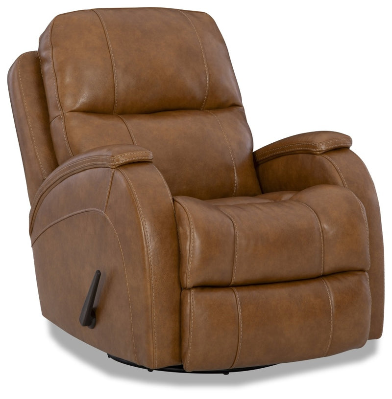 Unit 241 Swivel Glider Recliner Leather