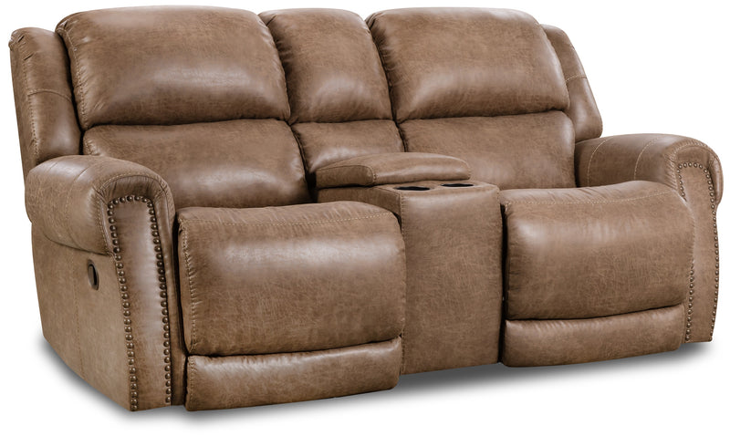 Defender Double Reclining Rocking Loveseat